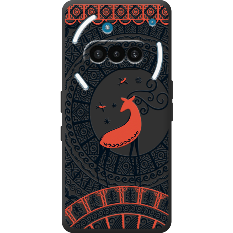 Чорний чохол BoxFace Nothing Phone (3a) Ornament