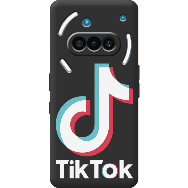 Чорний чохол BoxFace Nothing Phone (3a) Tik Tok