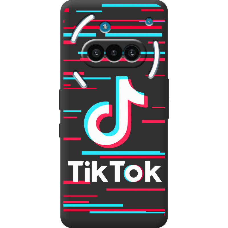 Чорний чохол BoxFace Nothing Phone (3a) Tik Tok