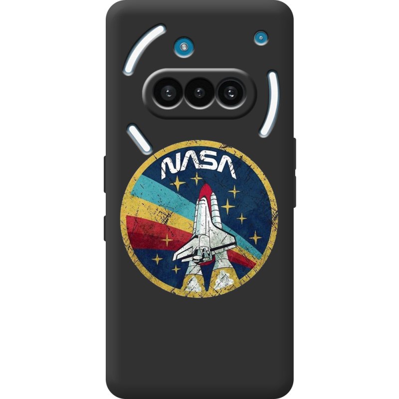 Чорний чохол BoxFace Nothing Phone (3a) NASA
