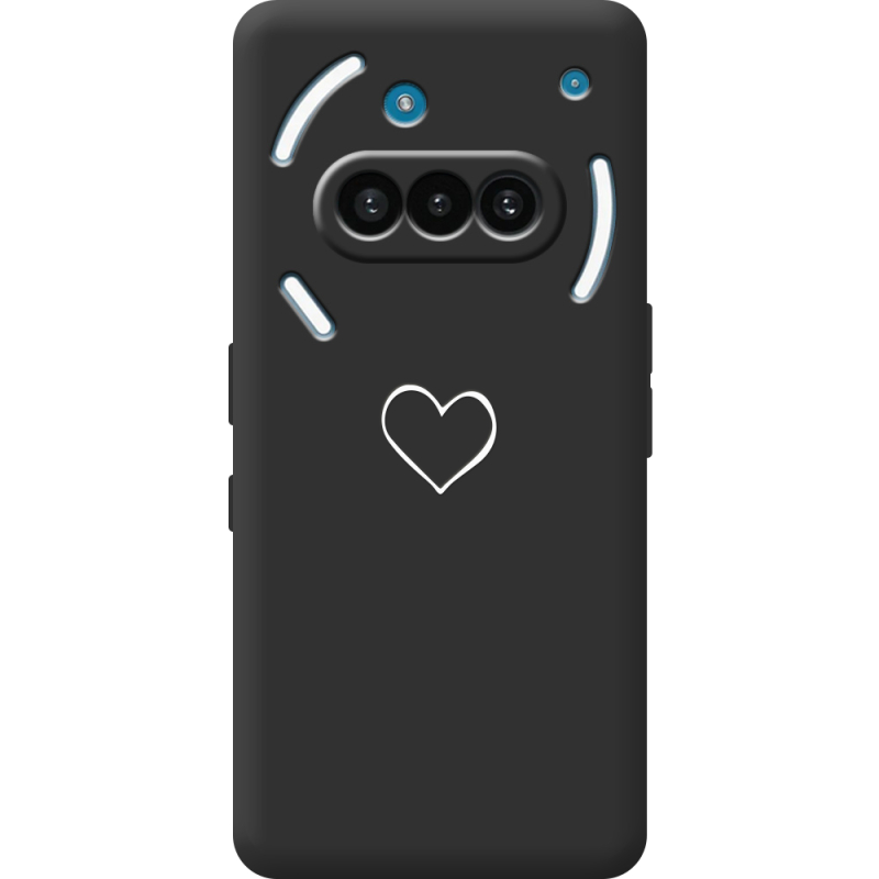 Чорний чохол BoxFace Nothing Phone (3a) My Heart