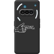 Чорний чохол BoxFace Nothing Phone (3a) Pew Pew