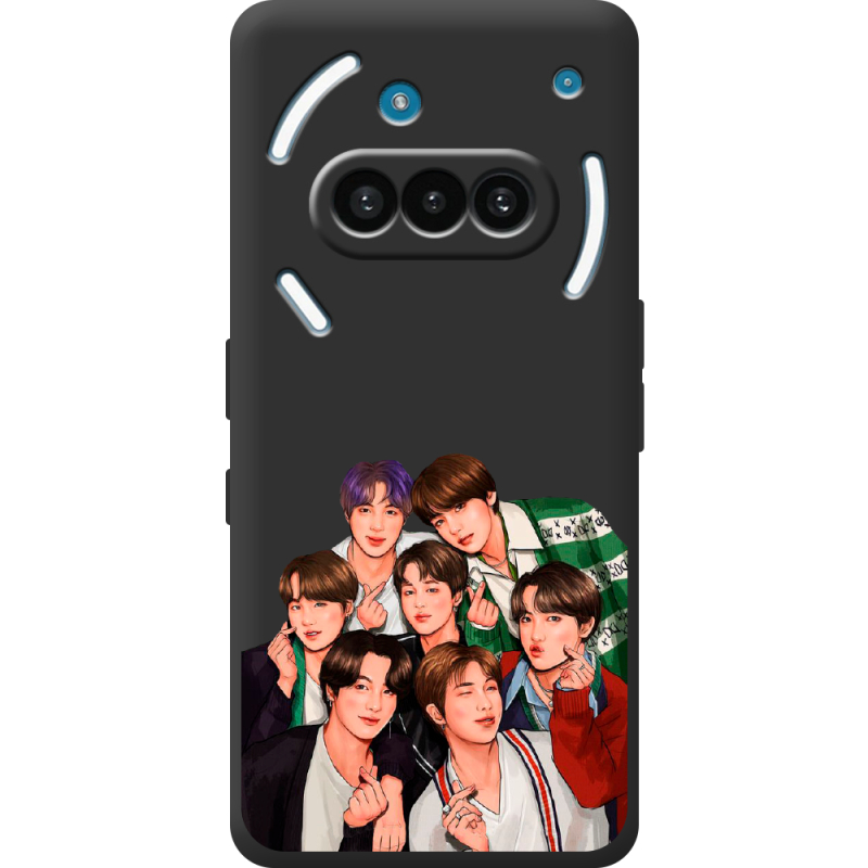 Чорний чохол BoxFace Nothing Phone (3a) BTS