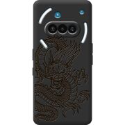 Чорний чохол BoxFace Nothing Phone (3a) Chinese Dragon