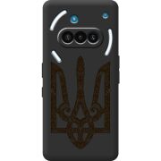 Чорний чохол BoxFace Nothing Phone (3a) Ukrainian Trident