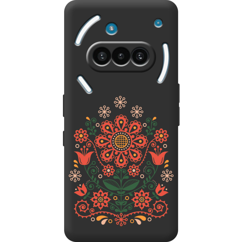 Чорний чохол BoxFace Nothing Phone (3a) Ukrainian Ornament