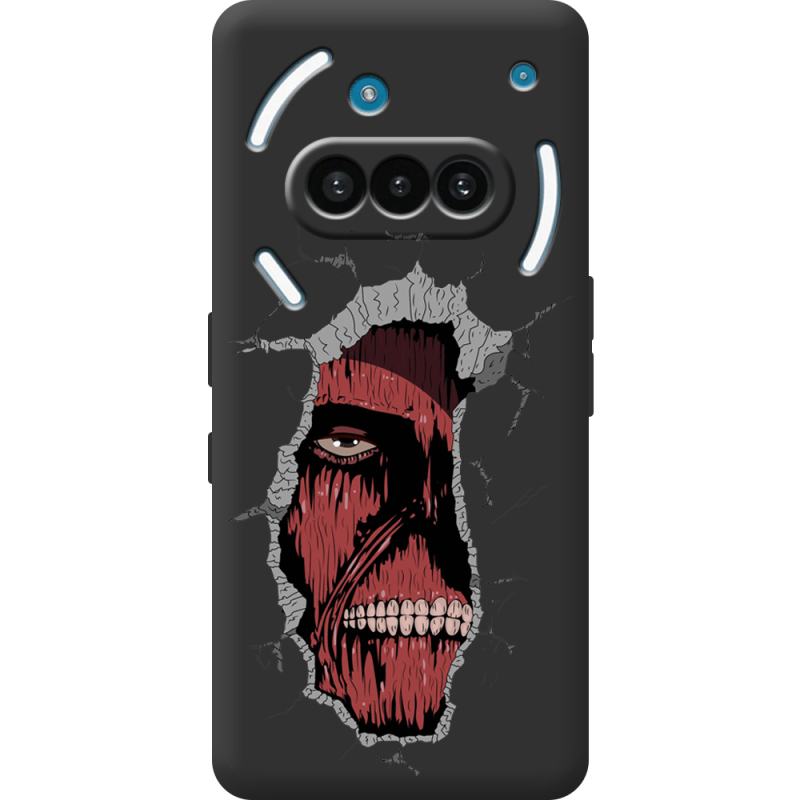 Чорний чохол BoxFace Nothing Phone (3a) Нападение на Титана