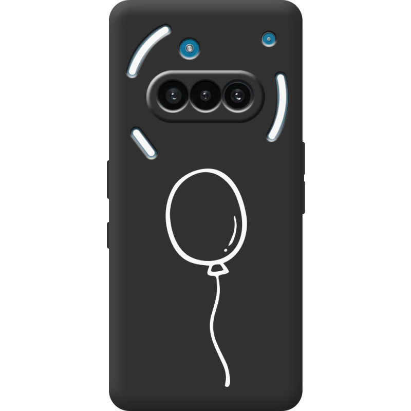 Чорний чохол BoxFace Nothing Phone (3a) Balloon