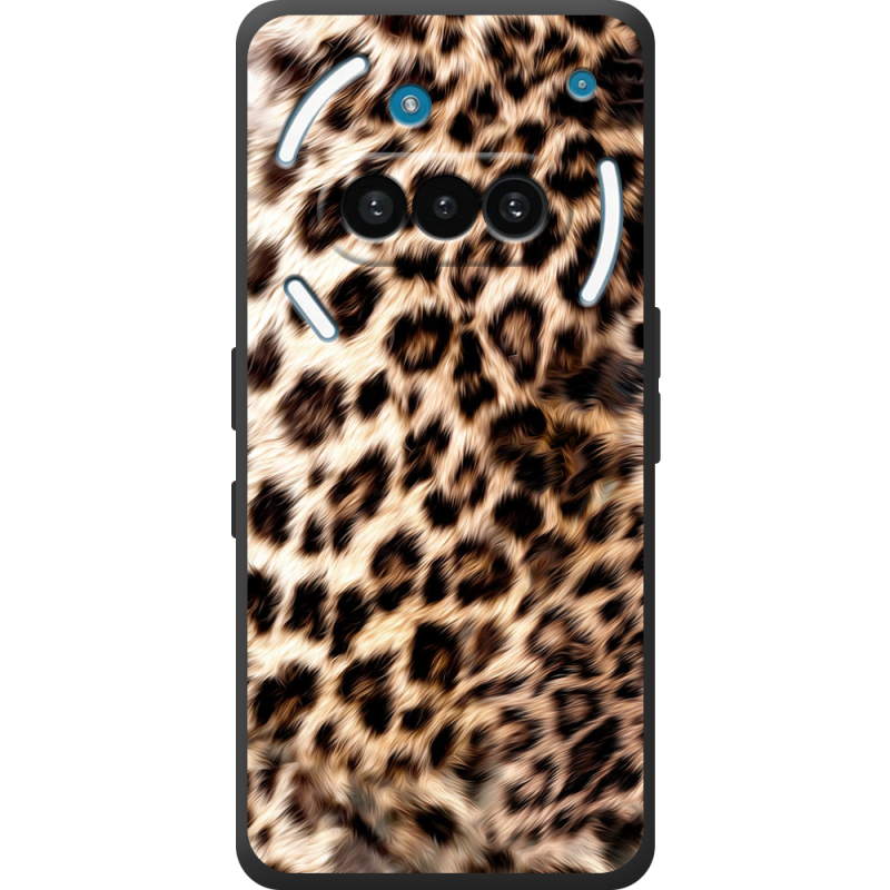 Чорний чохол BoxFace Nothing Phone (3a) Леопардовий