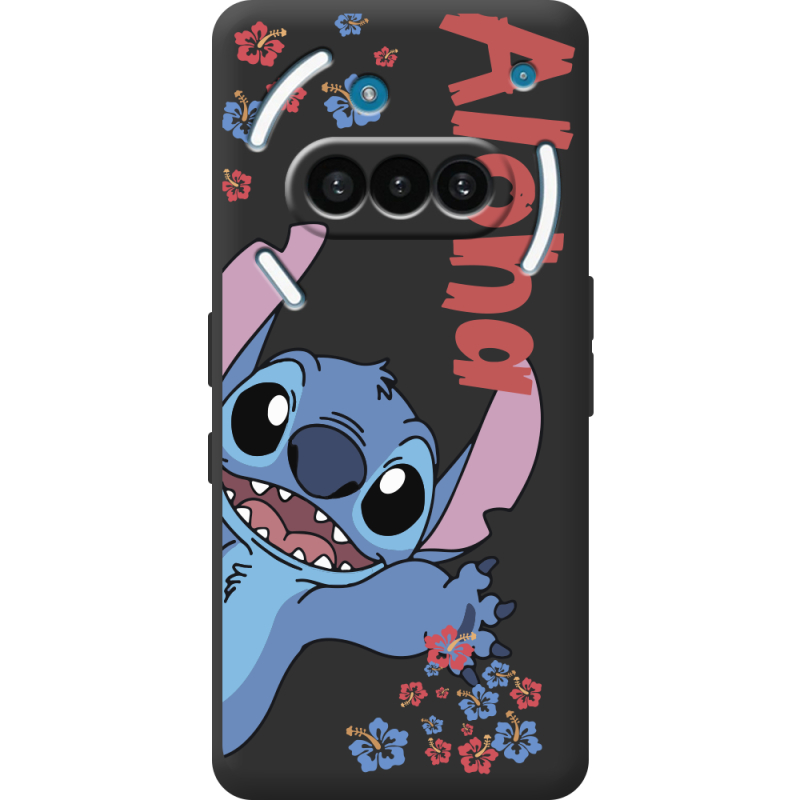 Чорний чохол BoxFace Nothing Phone (3a) Гавайський гість Stich