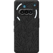 Чорний чохол BoxFace Nothing Phone (3a) Leaves