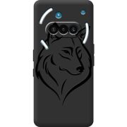 Чорний чохол BoxFace Nothing Phone (3a) Wolf