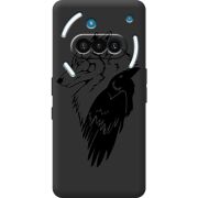Чорний чохол BoxFace Nothing Phone (3a) Wolf and Raven