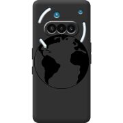 Чорний чохол BoxFace Nothing Phone (3a) Earth