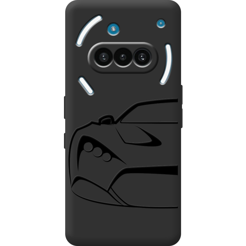 Чорний чохол BoxFace Nothing Phone (3a) Sportcar