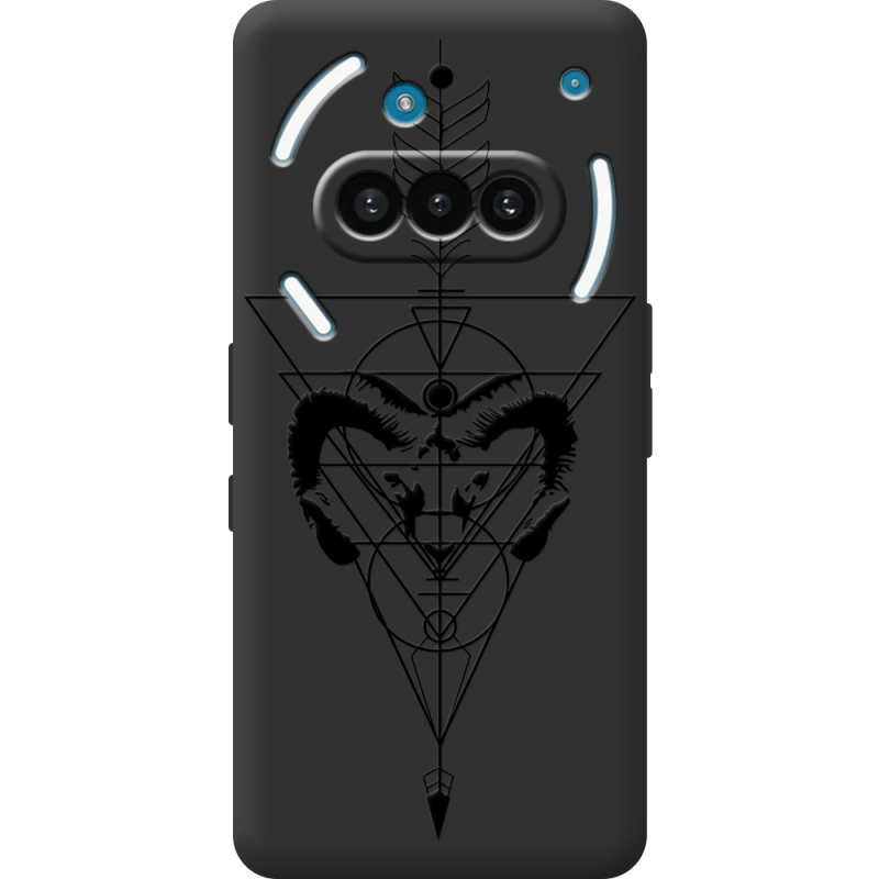 Чорний чохол BoxFace Nothing Phone (3a) 