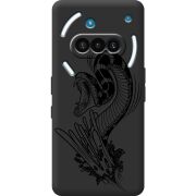 Чорний чохол BoxFace Nothing Phone (3a) Snake