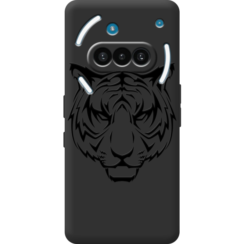 Чорний чохол BoxFace Nothing Phone (3a) Tiger