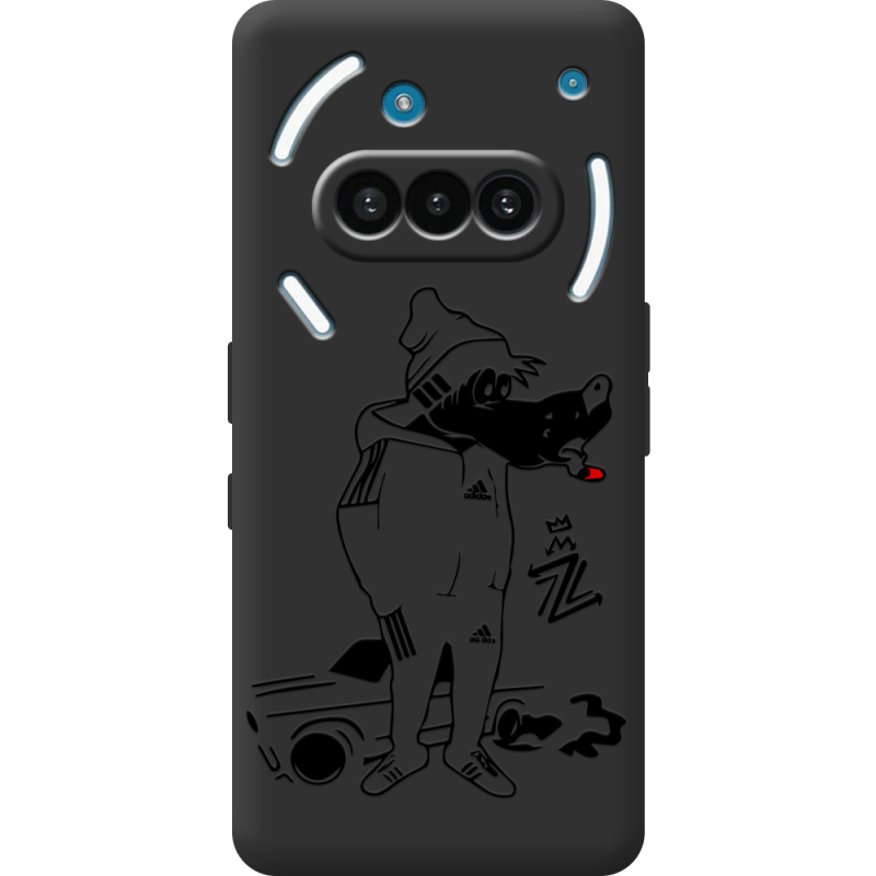 Чорний чохол BoxFace Nothing Phone (3a) 