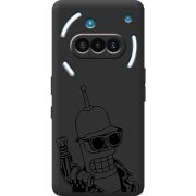 Чорний чохол BoxFace Nothing Phone (3a) 