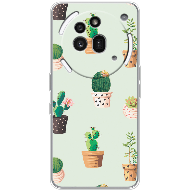 Чохол BoxFace Nothing Phone (3a) Pro L-green Cacti