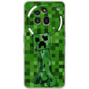 Чохол BoxFace Nothing Phone (3a) Pro Minecraft Creeper