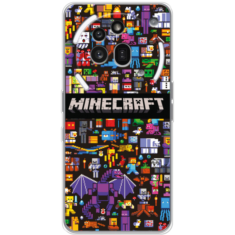 Чохол BoxFace Nothing Phone (3a) Pro Minecraft Mobbery