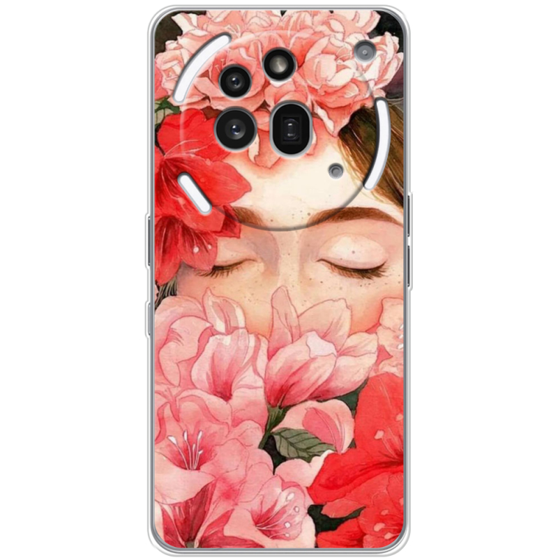 Чохол BoxFace Nothing Phone (3a) Pro Girl in Flowers