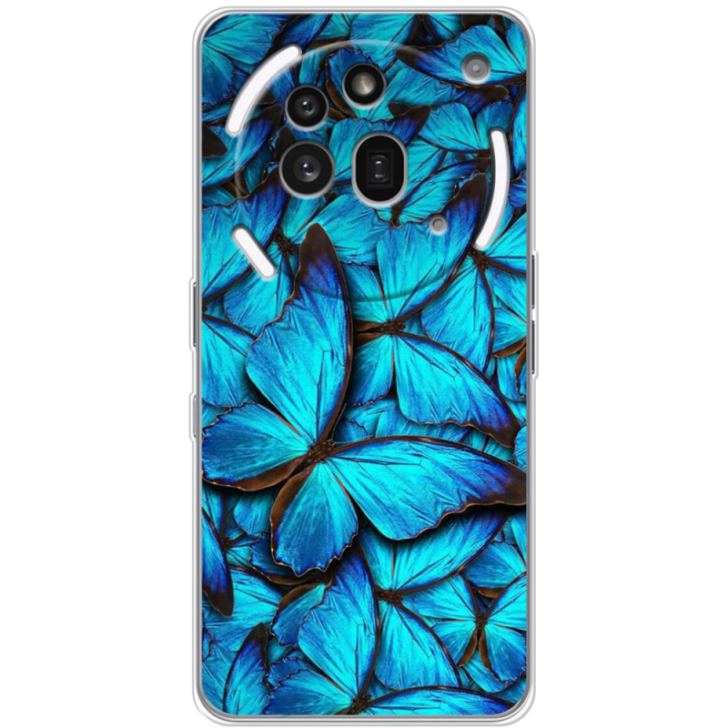 Чохол BoxFace Nothing Phone (3a) Pro лазурные бабочки