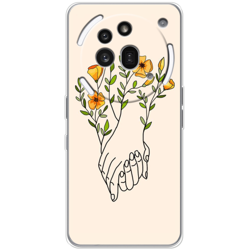 Чохол BoxFace Nothing Phone (3a) Pro Flower Hands