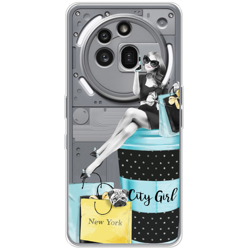 Прозорий чохол BoxFace Nothing Phone (3a) Pro City Girl