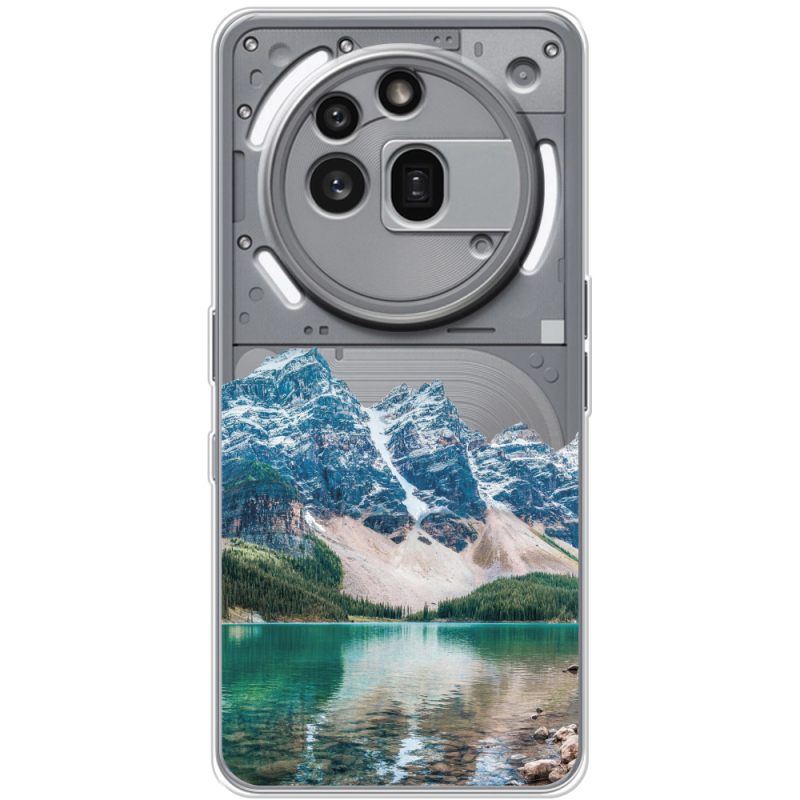Прозорий чохол BoxFace Nothing Phone (3a) Pro Blue Mountain