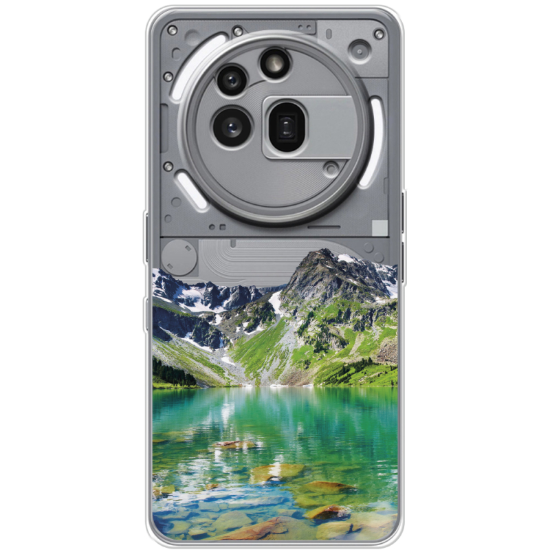 Прозорий чохол BoxFace Nothing Phone (3a) Pro Green Mountain