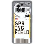 Прозорий чохол BoxFace Nothing Phone (3a) Pro Ticket Springfield