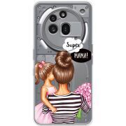 Прозорий чохол BoxFace Nothing Phone (3a) Pro Super Mama and Daughter