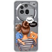 Прозорий чохол BoxFace Nothing Phone (3a) Pro Super Mama and Son