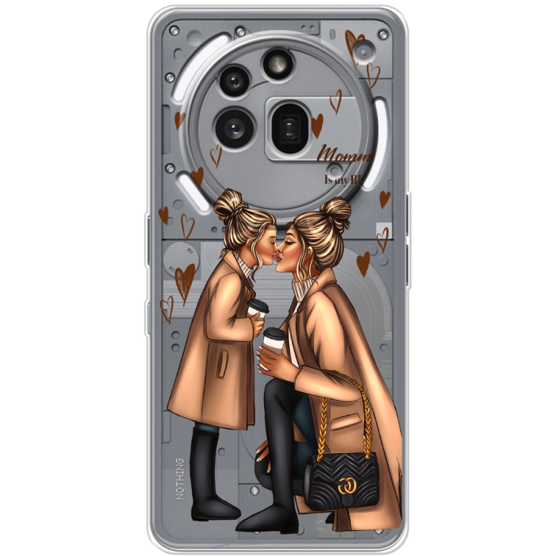Прозорий чохол BoxFace Nothing Phone (3a) Pro Mommy Is My BFF