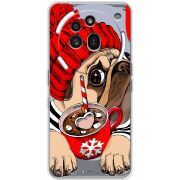 Прозорий чохол BoxFace Nothing Phone (3a) Pro Winter Puggy