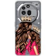 Прозорий чохол BoxFace Nothing Phone (3a) Pro Queen and Princess