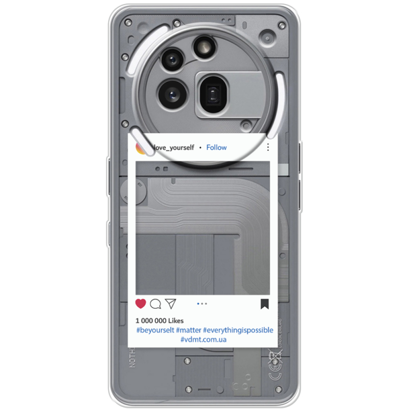 Прозорий чохол BoxFace Nothing Phone (3a) Pro Insta