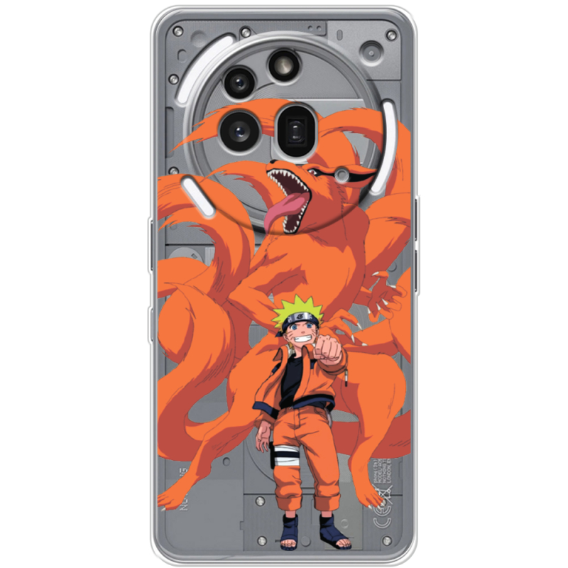 Прозорий чохол BoxFace Nothing Phone (3a) Pro Naruto and Kurama