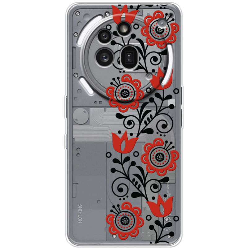 Прозорий чохол BoxFace Nothing Phone (3a) Pro Ethno Ornament
