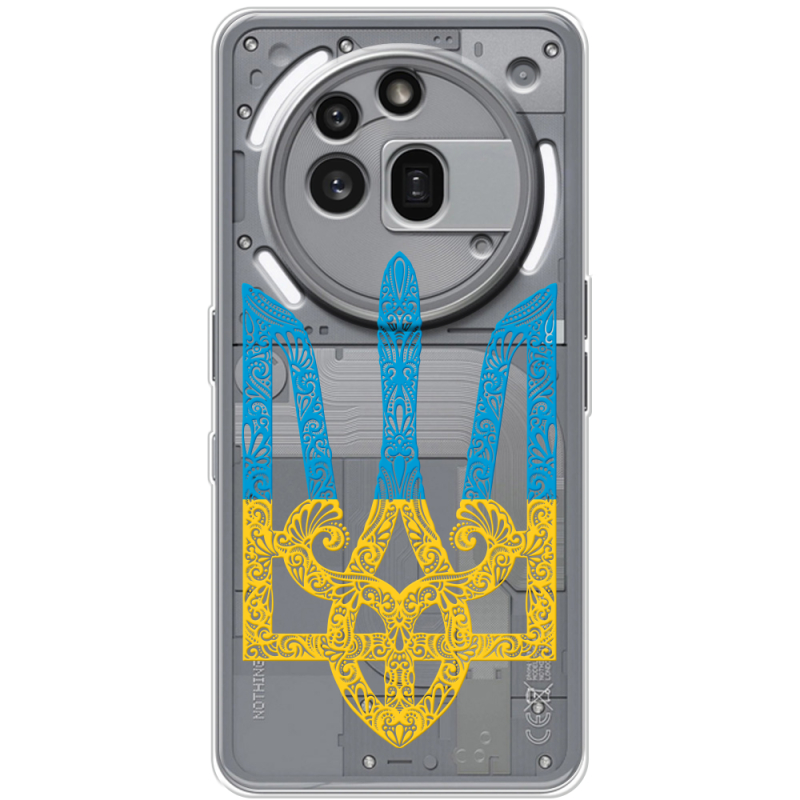 Прозорий чохол BoxFace Nothing Phone (3a) Pro Gold Trident