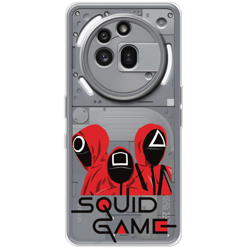 Прозорий чохол BoxFace Nothing Phone (3a) Pro siquid game люди в красном