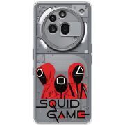 Прозорий чохол BoxFace Nothing Phone (3a) Pro siquid game люди в красном
