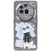 Прозорий чохол BoxFace Nothing Phone (3a) Pro Cat Style