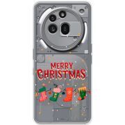 Прозорий чохол BoxFace Nothing Phone (3a) Pro Merry Christmas
