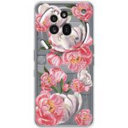 Прозорий чохол BoxFace Nothing Phone (3a) Pro Peony Watercolor Style