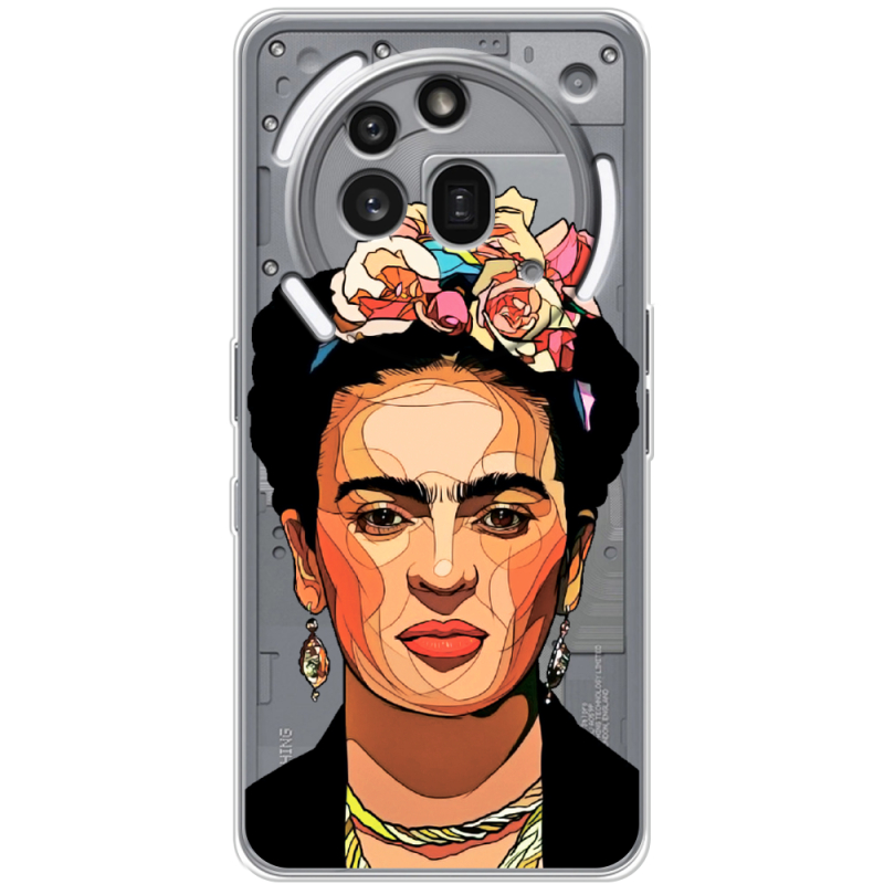 Прозорий чохол BoxFace Nothing Phone (3a) Pro Фрида Кало
