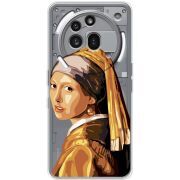Прозорий чохол BoxFace Nothing Phone (3a) Pro Девушка с жемчужной серёжкой